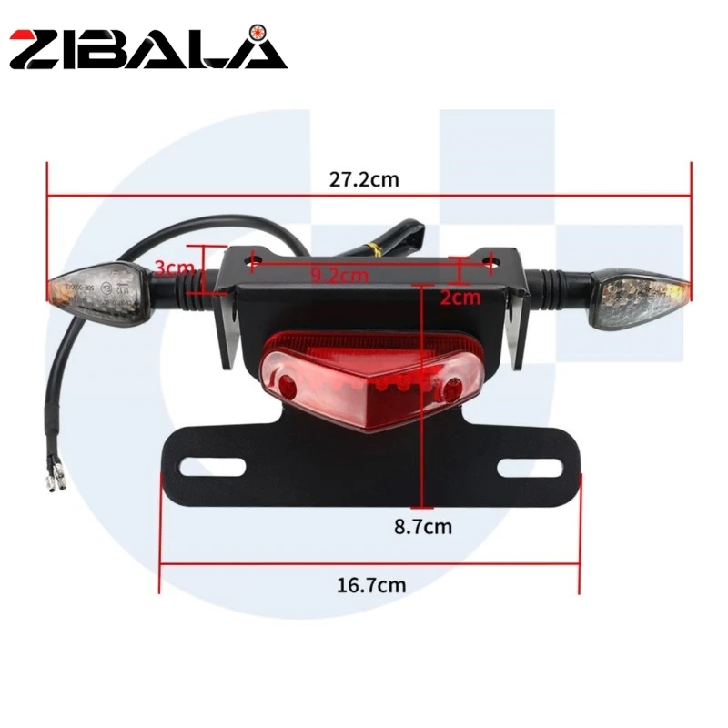 2025 For Suzuki DRZ400S DRZ400E DRZ 400S 400E 400SM Turn Signal Rear Fender Eliminator License Plate Frame Holder Accessories