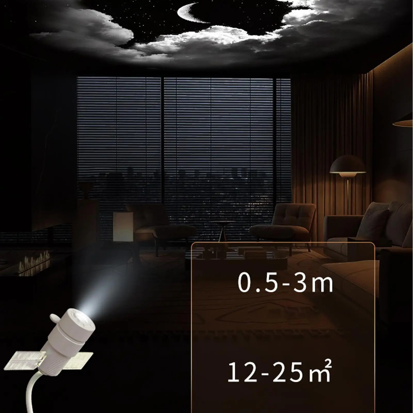 Plug And Play Projector High Definition Adjustable Sea Nightlight Mini Star Projector Light For Bedroom Living Room Car