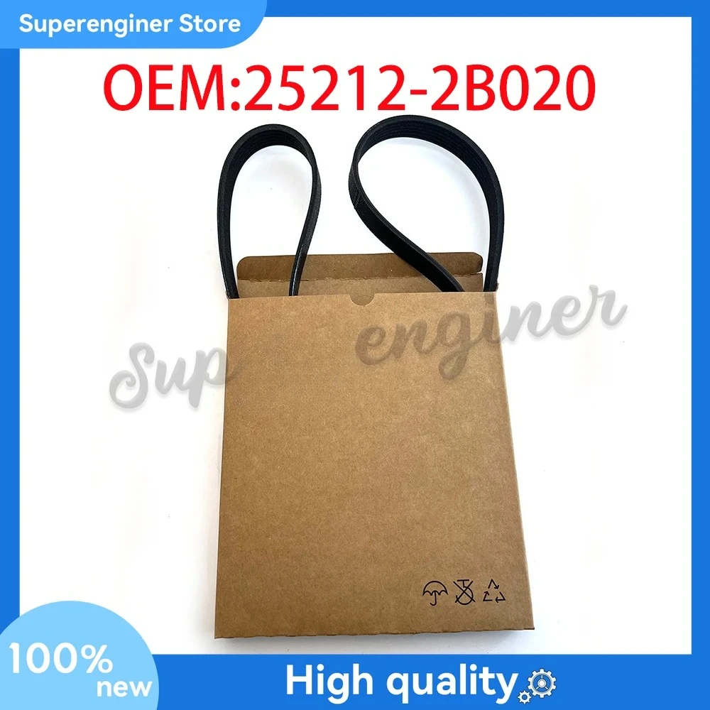 

25212-2B020 Brand New Serpentine V Ribbed Belt Fit For HYUNDAI KIAFan 1.6L 25212 2B020