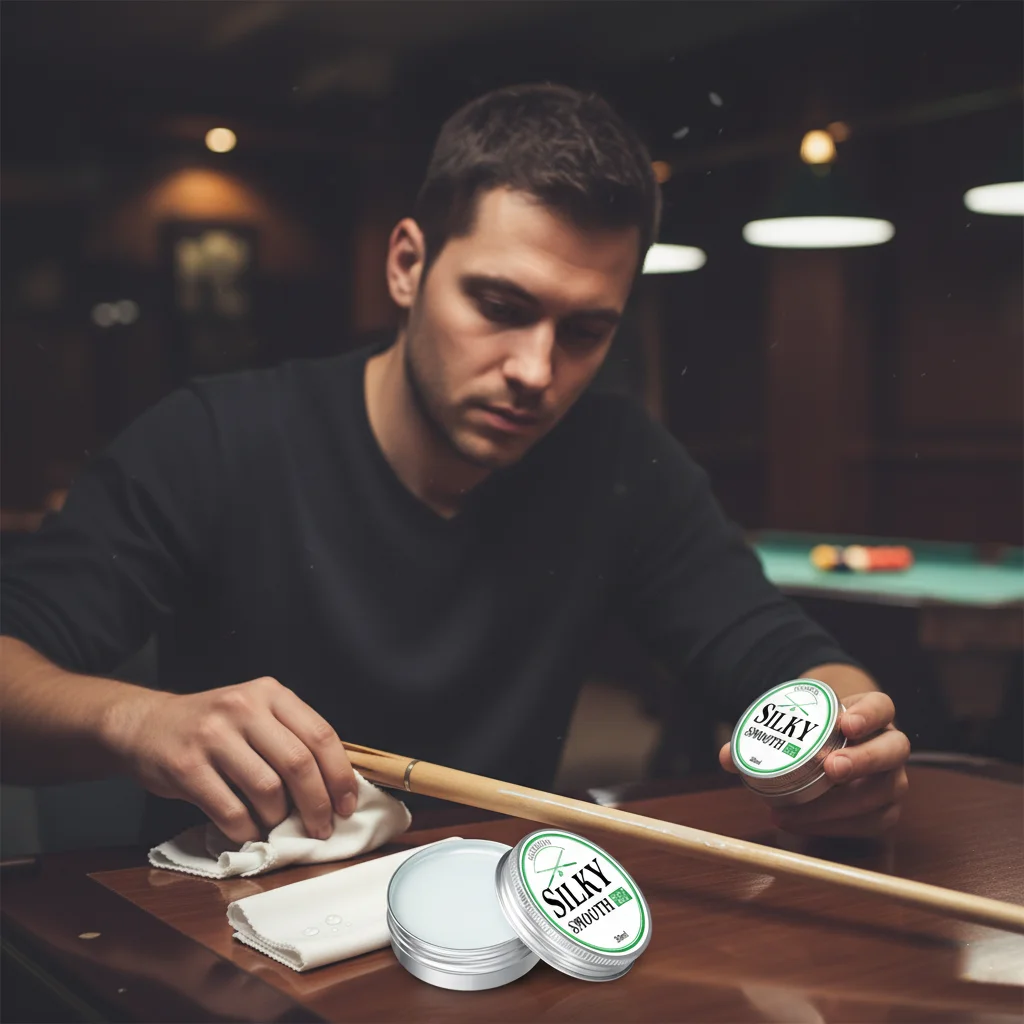 Billiard Accessories 30ml Cue Shaft Wax Pool Stick Wood Conditioner Polishing Cleaner for Silky Smooth Performance SIKEZHAN