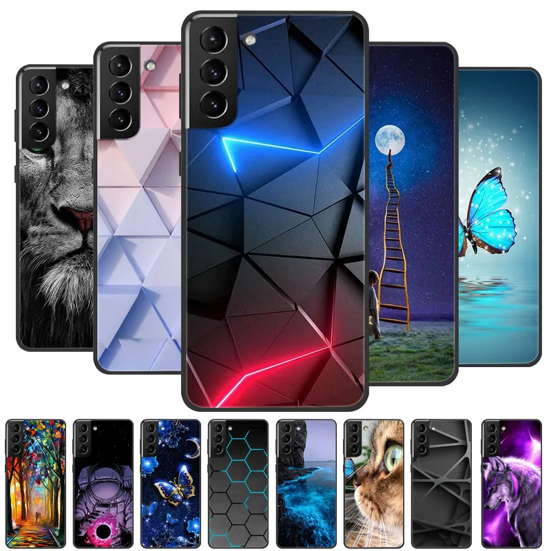 For Samsung S22 Ultra Case S22 5G Black Bumper Soft TPU Cover for Samsung Galaxy S22 / S22 Ultra Plus Case Silicone Ultra Thin