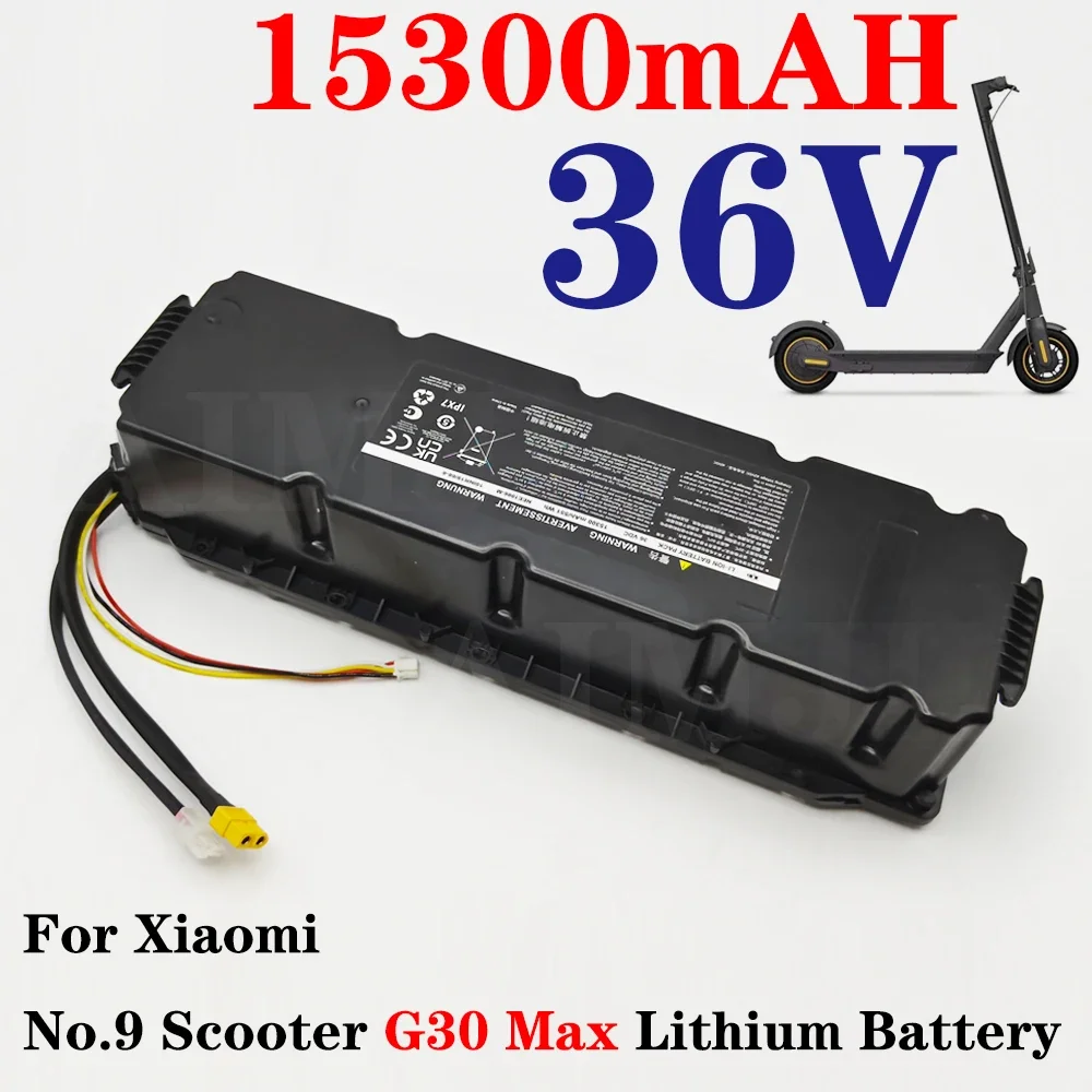 10S6P battery pack  For Ninebot MAX G30 G30LP Soccter G30 36V Soccter battery 18650 15300mAh