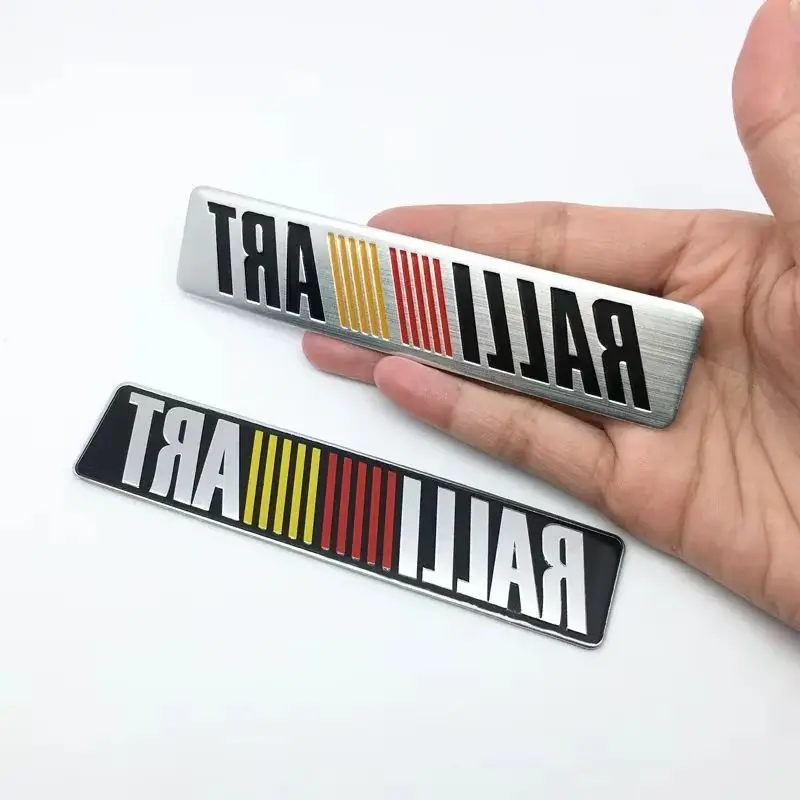 

RALLIART Car Aluminum Sticker Decal Emblem pajero galant Accessories For Car lancer asx outlandermitsubishi