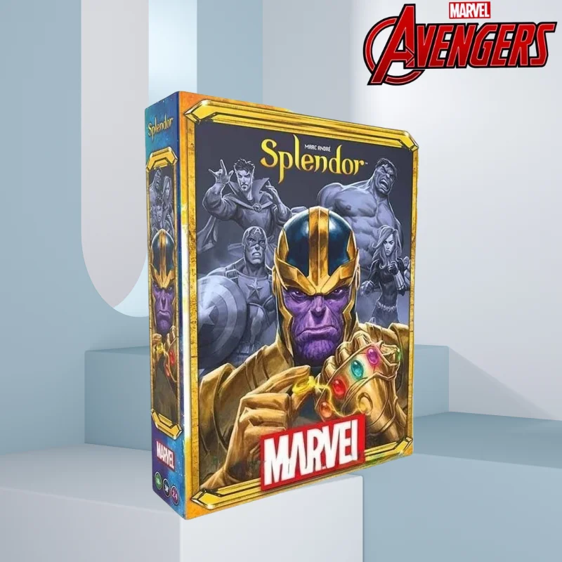 

Marvel: Мстители Танос, мужские и женские новые мультяшные креативные аниме-перифеи в классе, повседневные вечерние карты для настольных игр