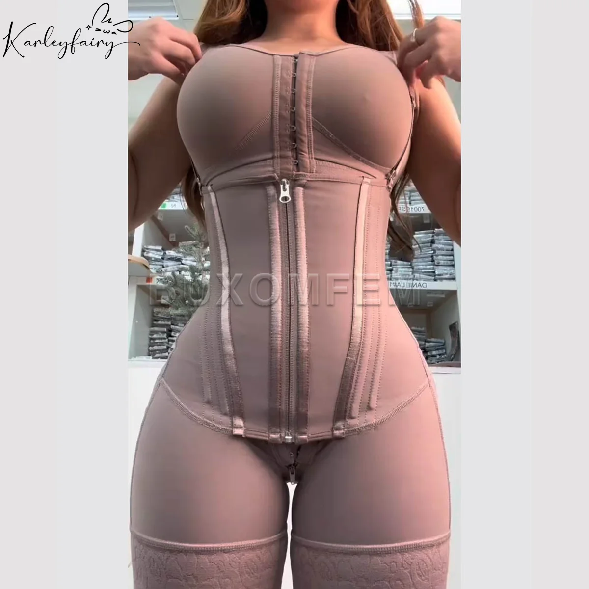 Abdomen Control Women Body Shaper Modeling Straps Smooth Push Up Tummy Control Shapers Highly Compressed Sexy Fajas Colombianas