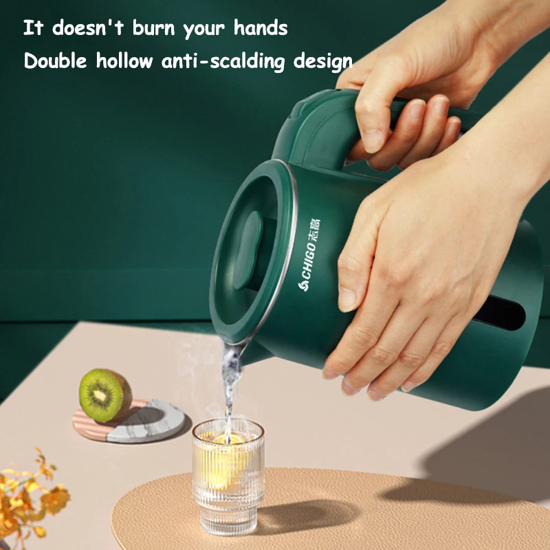 0.8L Mini Electric Kettle Small Capacity 304 Stainless Steel Teapot Hotel Dormitory Kettle Portable Travel Boil Water Pot 220V