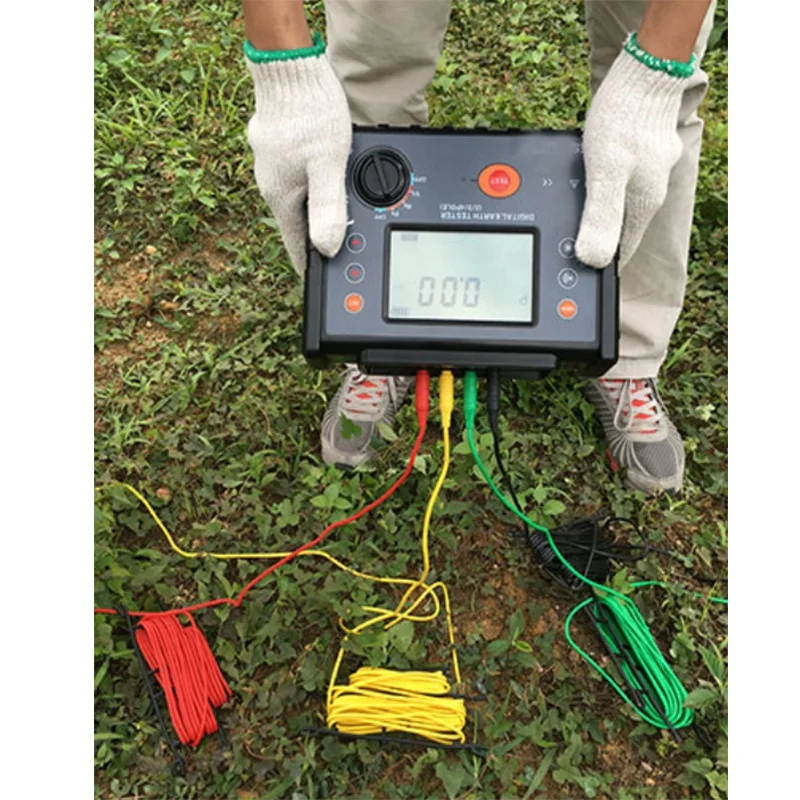 

Portable 0-30 K Ohm Measure Earth Resistance Digital Soil Resistivity Ground Tester