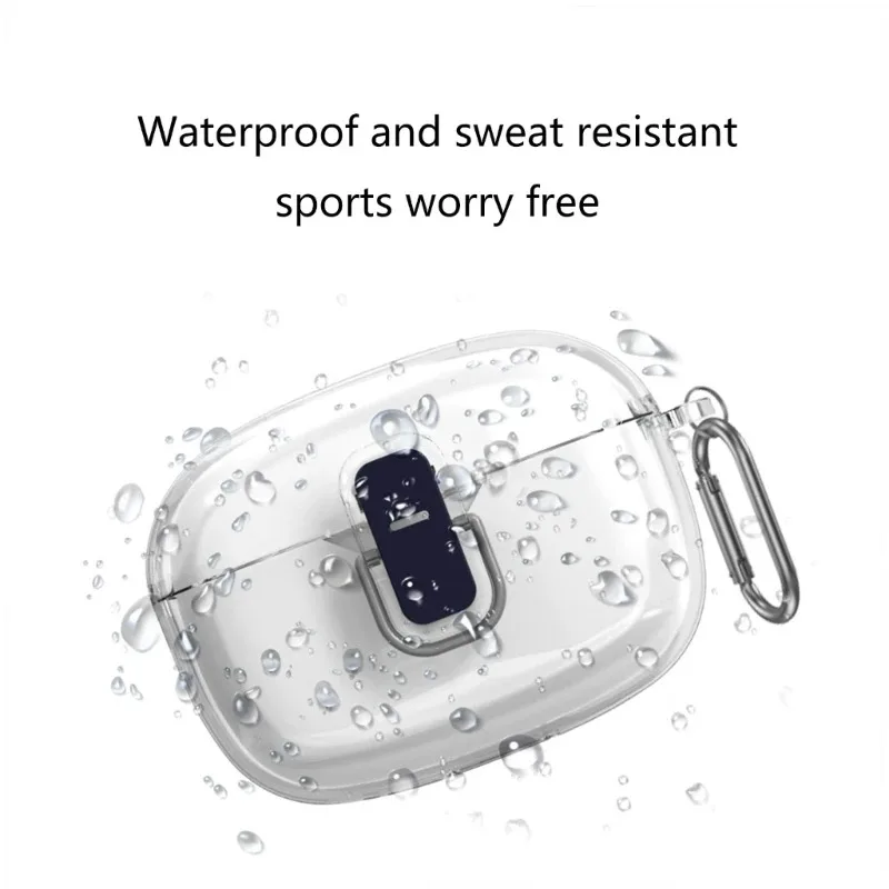 Custodia protettiva per JBL Vibe Beam/Wave 200TWS con gancio All Around Defense Custodia resistente ai graffi Custodia sicura