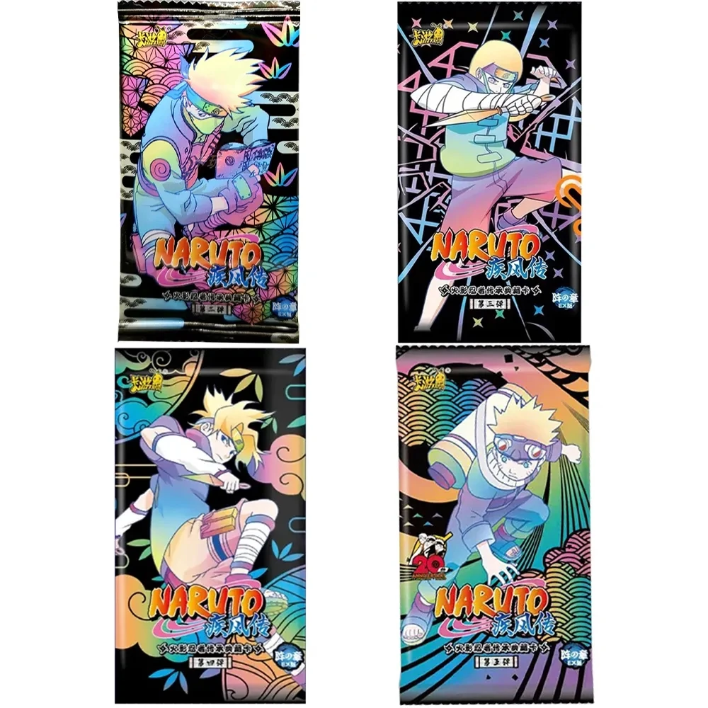 KAYOU Genuine Naruto Card Battle Chapter Tier 4 Wave 8 Series New Limited APS Card Uchiha Sasuke Anime Collection Card Toy Gifts