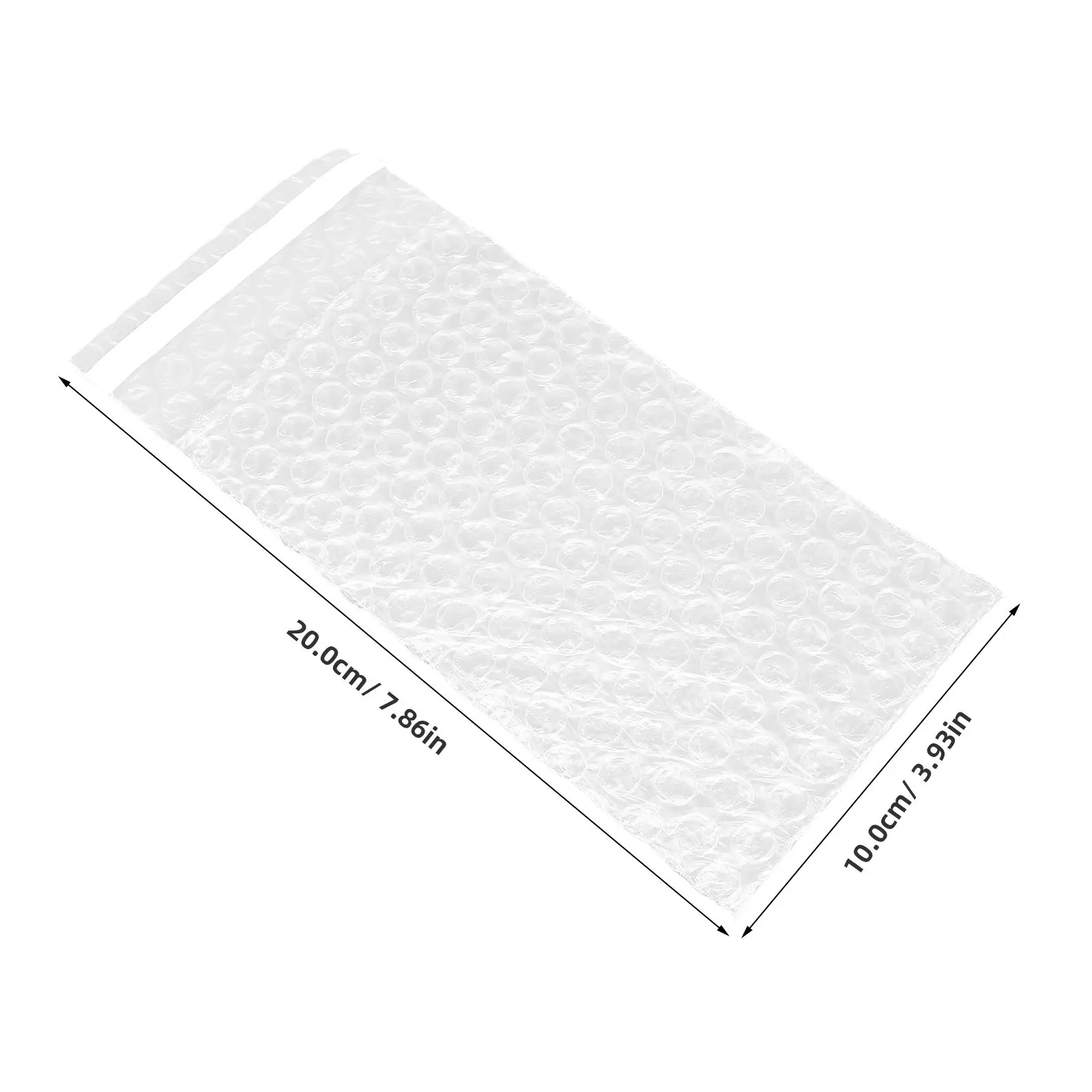 100Pcs Self Seal Bubble Cushioning Bag Protective Packaging Pouch Shipping Wrap for Fragile Items Glassware Electronics
