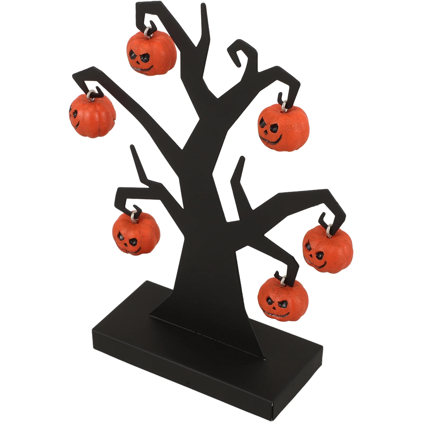 

Pumpkin Ghost Tree Ornament Halloween Table Sign Decor Signs Dining Party Supplies Iron Adornments Landscaping