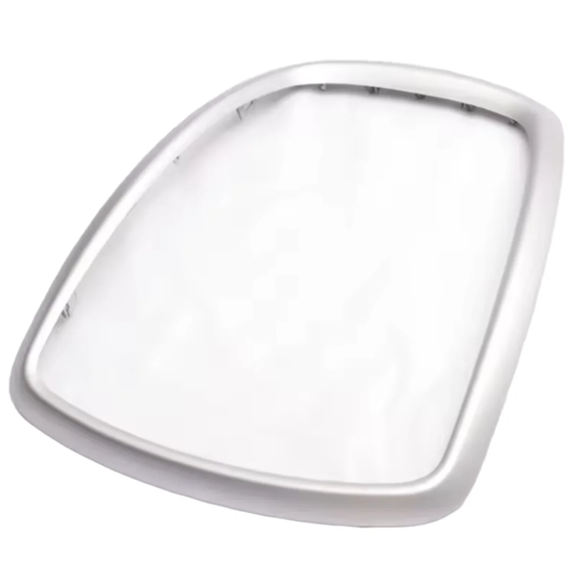 

The silver trim strip air outlet frame of the center console of the car dashboard for Peugeot 207 2009-2013