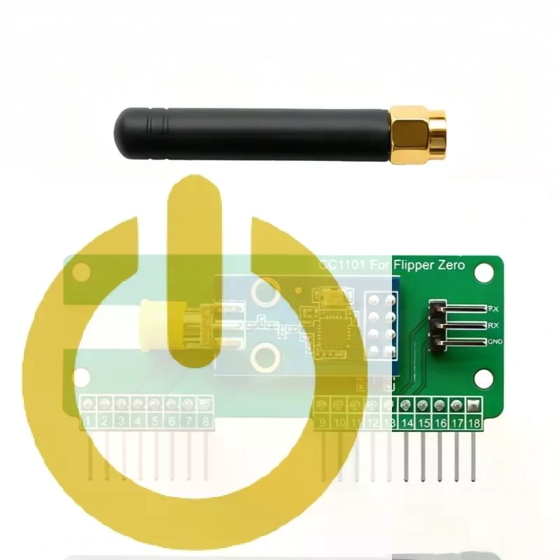 CC1101 SubGhz 433Mhz Development Board GPIO CC1101 Mouse Module For Flipper Zero Modification