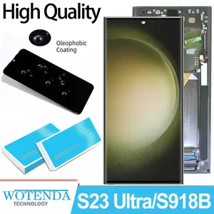 Bilashmart 6.8 Dynamic AMOLED 120Hz Display Samsung S23 Ultra LCD SM S918B SM S918B/DS S918U Touch Screen Digitizer Assembly
