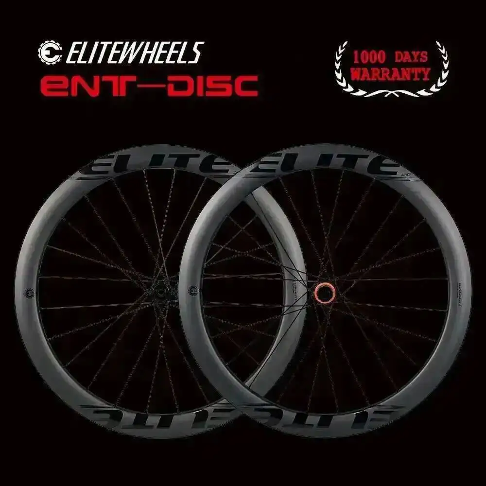 

ELITEWHEELS ENT Disc Brake Carbon Wheels 700c UCI Quality Road Bike Carbon Wheelset With Center Lock Or 6-blot Bock Road Cycling