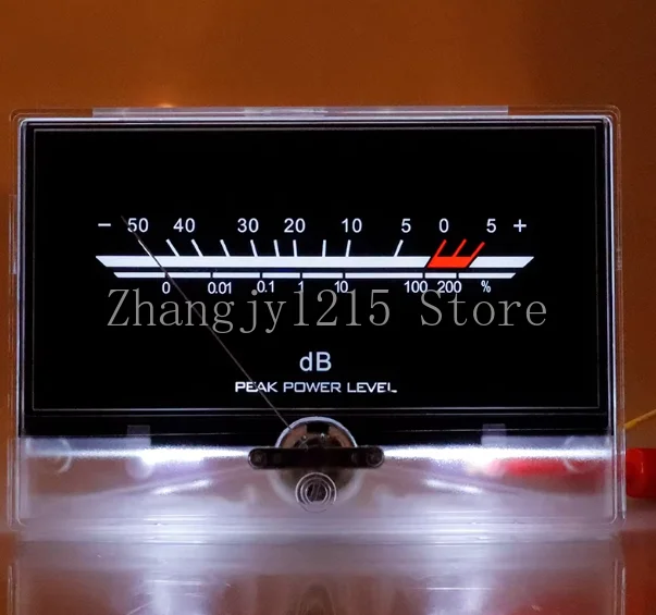 High Precision VU Level Meter Amplifier with Backlight Audio Meter P-134 Gallbladder Machine Fever DB Meter Head