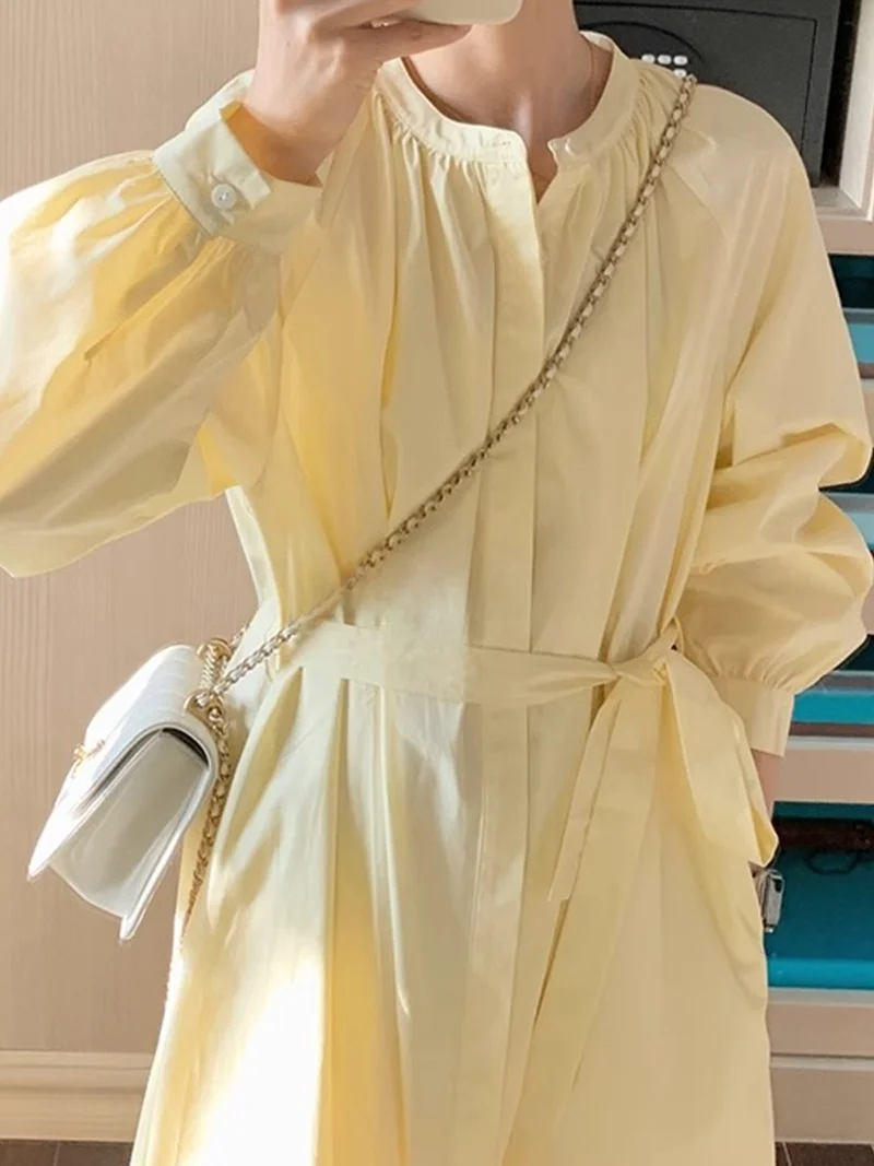 

Женское повседневное длинное платье ROUJE KEFSS с завязками на талии, летнее, 2024, новинка, с капюшоном, макси-платье