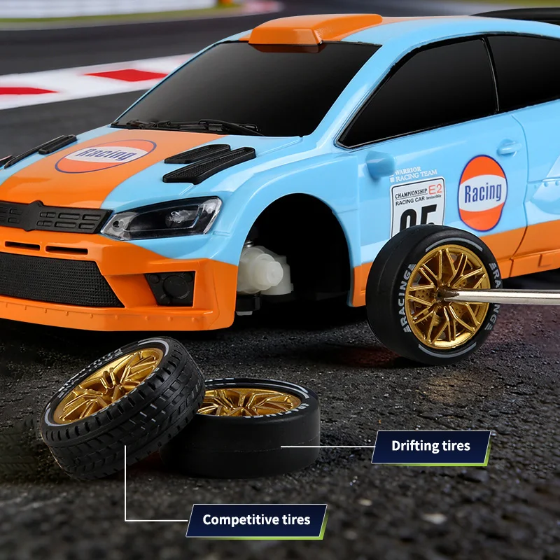 Nuovo JJRC Q233 Rc Car Mini 1/64 4wd Drift Auto da corsa con illuminazione ad alta velocità telecomando auto giocattoli bambini regali di compleanno