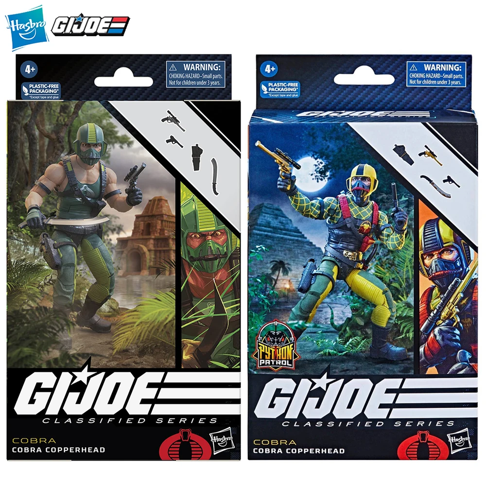 

[In-Stock] Hasbro G.I. Joe Classified Series Python Patrol Cobra Copperhead 15cm Nice Collectible Anime Action Figure Model Toys
