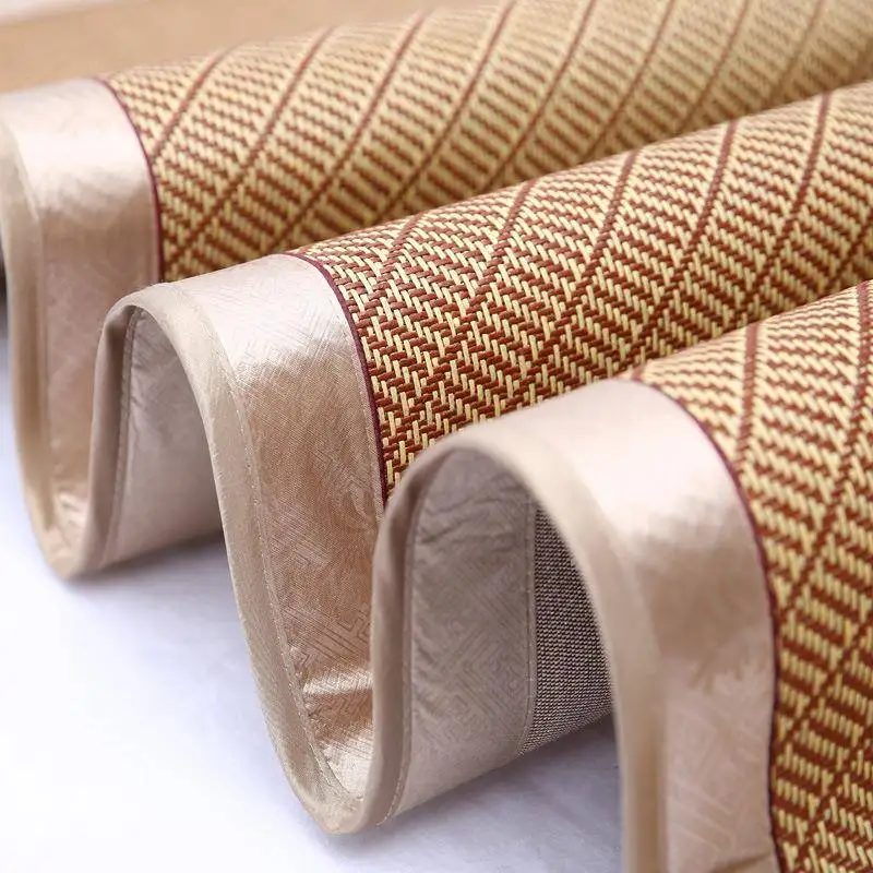 

Thickened Ice Silk Foldable Wicker Mat 18M 15 Sets Student Dormitory Mat Double-sided Cooling Bedding Accessories