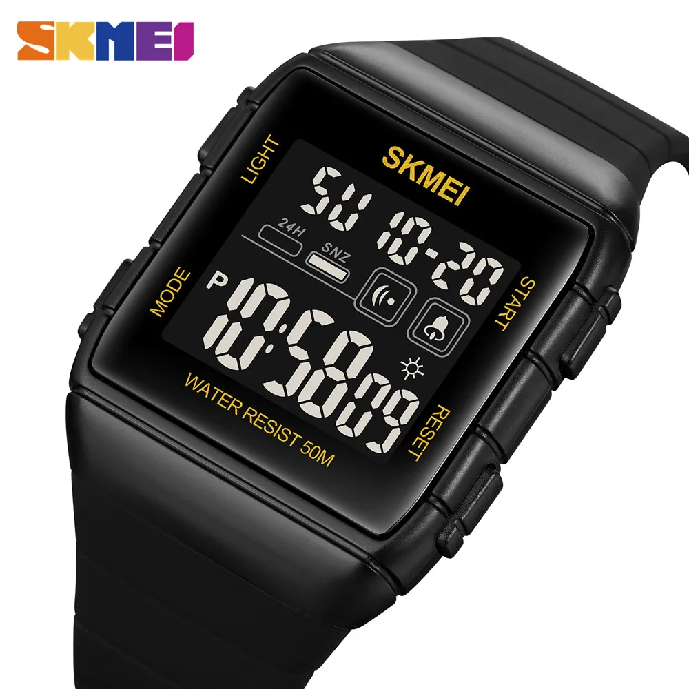 SKMEI 1960 Mens Sport Watch Waterproof Military Digital WristWatches Outdoor Electronic Watches Men\'s Clock Reloj Masculino 1995