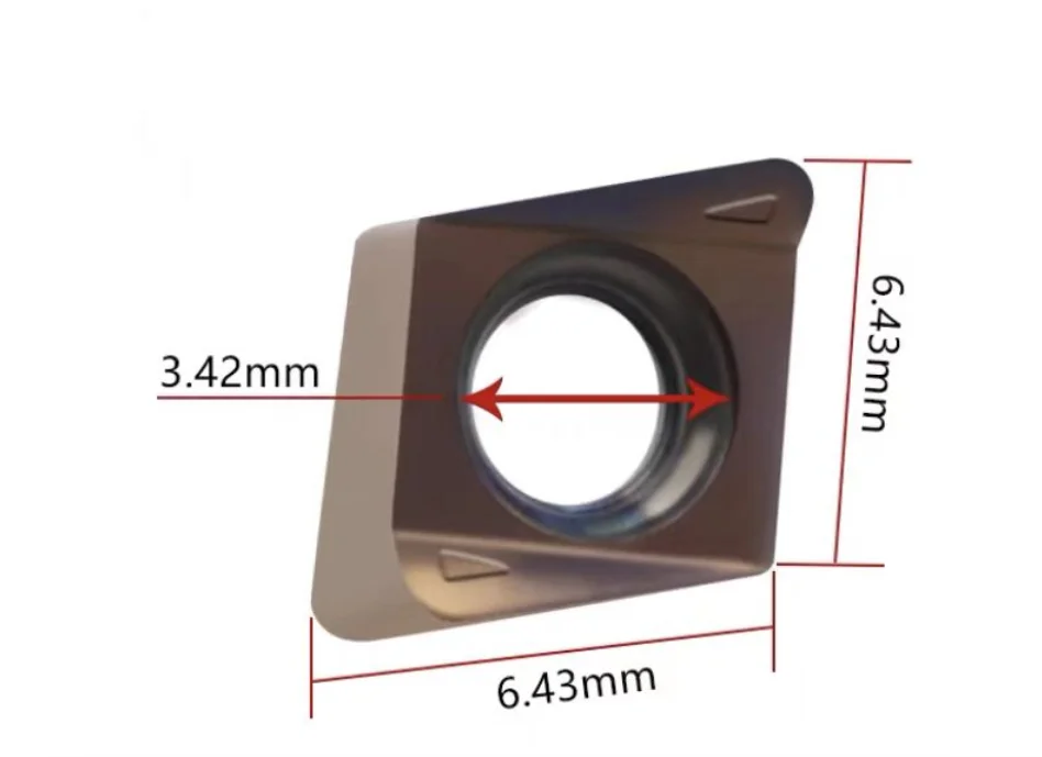 High Quality Original 4NKT060308 Carbide Inserts 4NKT Metal Fast Feed Milling Cutter Inserts 4NKT060308R M Milling Cutter Holder