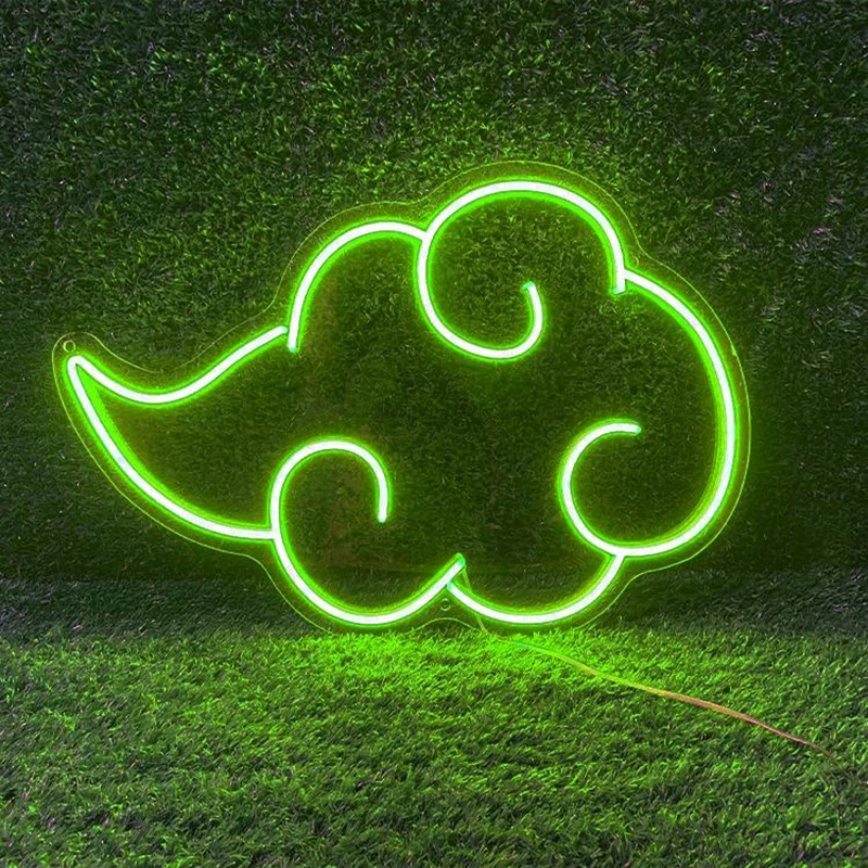 Custom Neon Sign Akatsuki Anime LED Lights Bar Wall Decor Home Bedroom Gaming Room Decoration Creative Gift Red Cloud Logo Neons