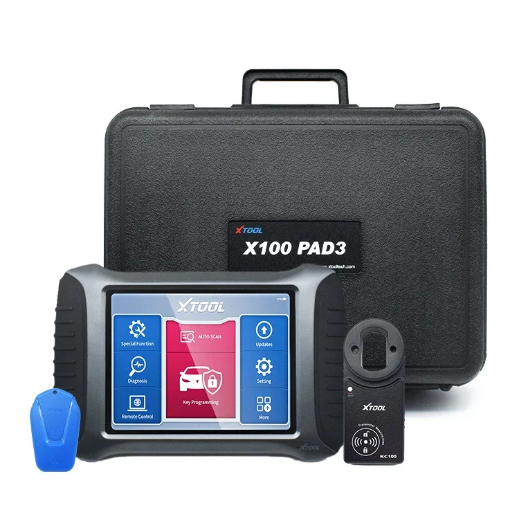 X-TOOL X100 PAD3 With KC100 Plus KS-1 Key Emulator For All Key Lost OBD2 Programming Immo Key Programmer