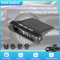 Intelligent TPMS Solar Tyre Pressure Monitoring System Parking Sensors For Cars Temperature Tire Air Pressure Gauge