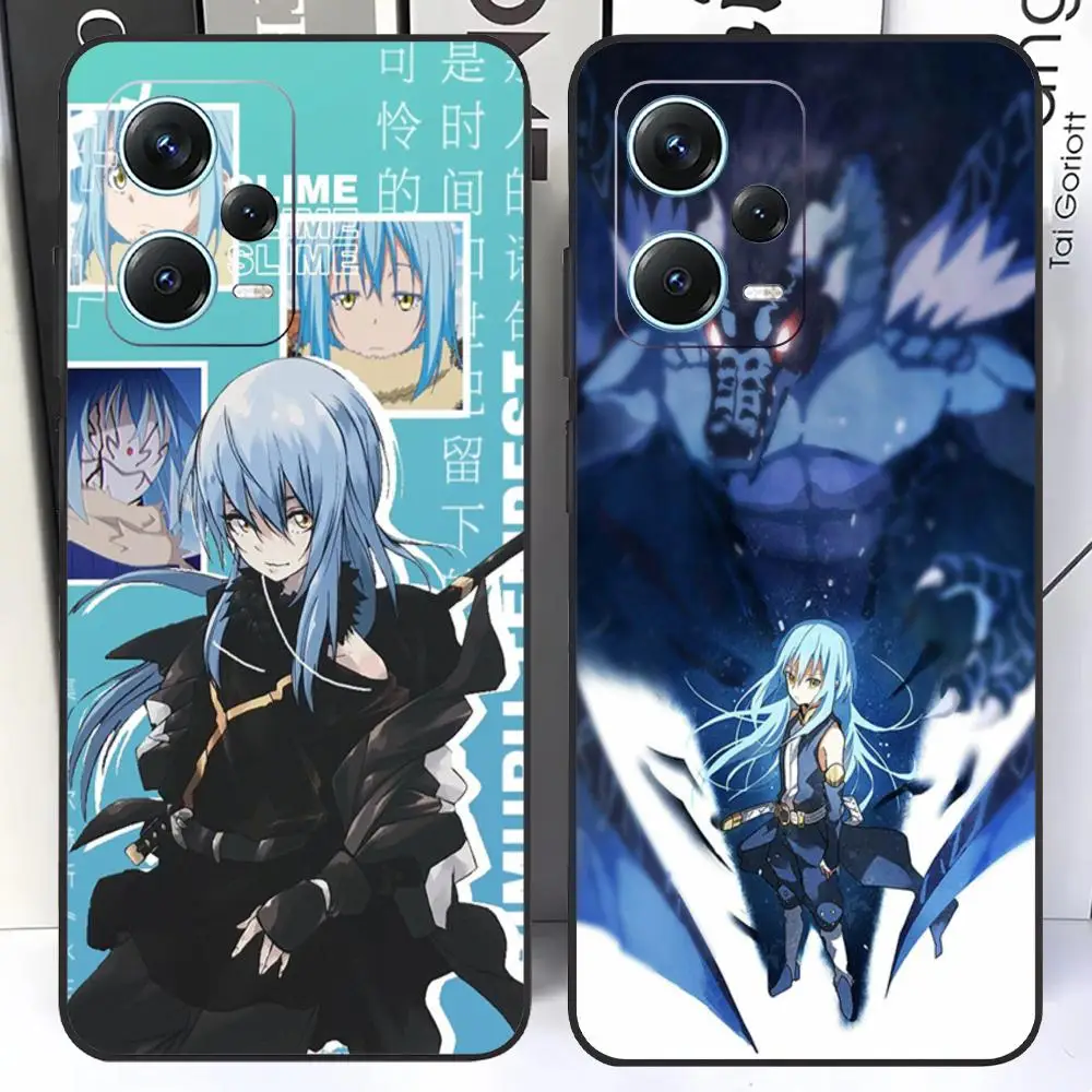 Rimuru Demon King Phone Case For Redmi Note 13 Pro Plus 12 11 A3X A1 A2 13C 12C Black Cases