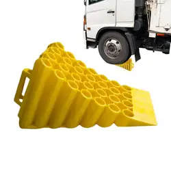 Anti-Slip Car Wheel Stopper Wheel Wedge Chock Heavy Duty Wheel Chocks For SUV RV Trailer Truck Vehicle Accessories