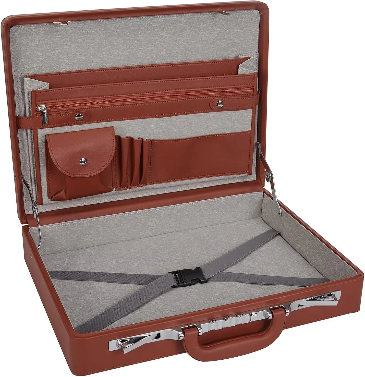 Professional Leather Men Briefcase 15.6