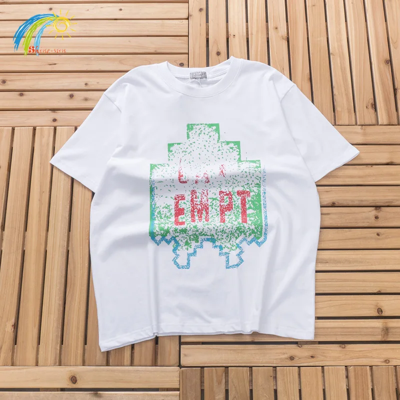 Hip Hop Streetwear White CAVEMPT T-Shirt Men Women Oversized Couple Tee Tops Casual Fashion CAV EMPT C.E T Shirt Inside Tags