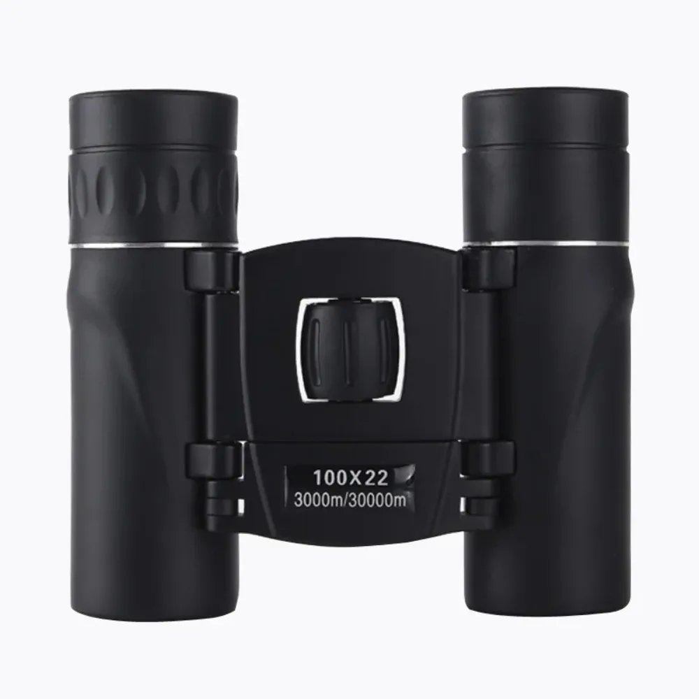 2026 100x22 Mini Portable Hd Binoculars 30000m Long Range Folding Bak4 Fmc Optics For Hunting Sports Outdoor Camping Travel