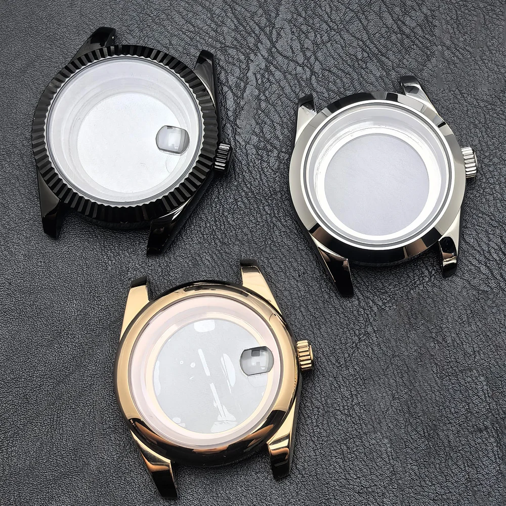 

Высококачественные мужские часы с корпусом из стали 36/39/41 мм, совместимые с механизмами FIT NH35, NH36, NH38, с циферблатом, аксессуарами, сапфировым стеклом и коробкой для часов.