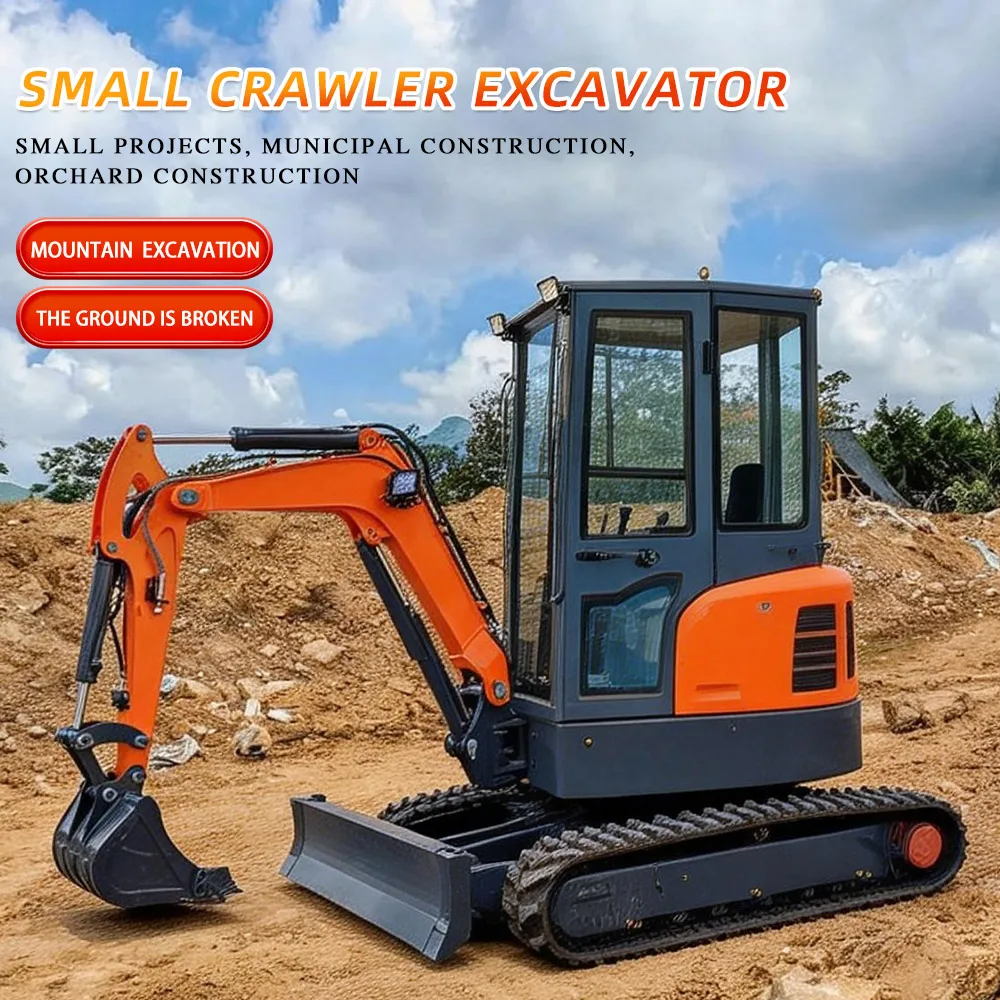 

Hot-Sell 0.8-2 Ton Mini Excavator Ce Epa Euro 5 Micro Digger With Kubota Multi-Purpose Small excavator For Garden CE EPA Euro 5