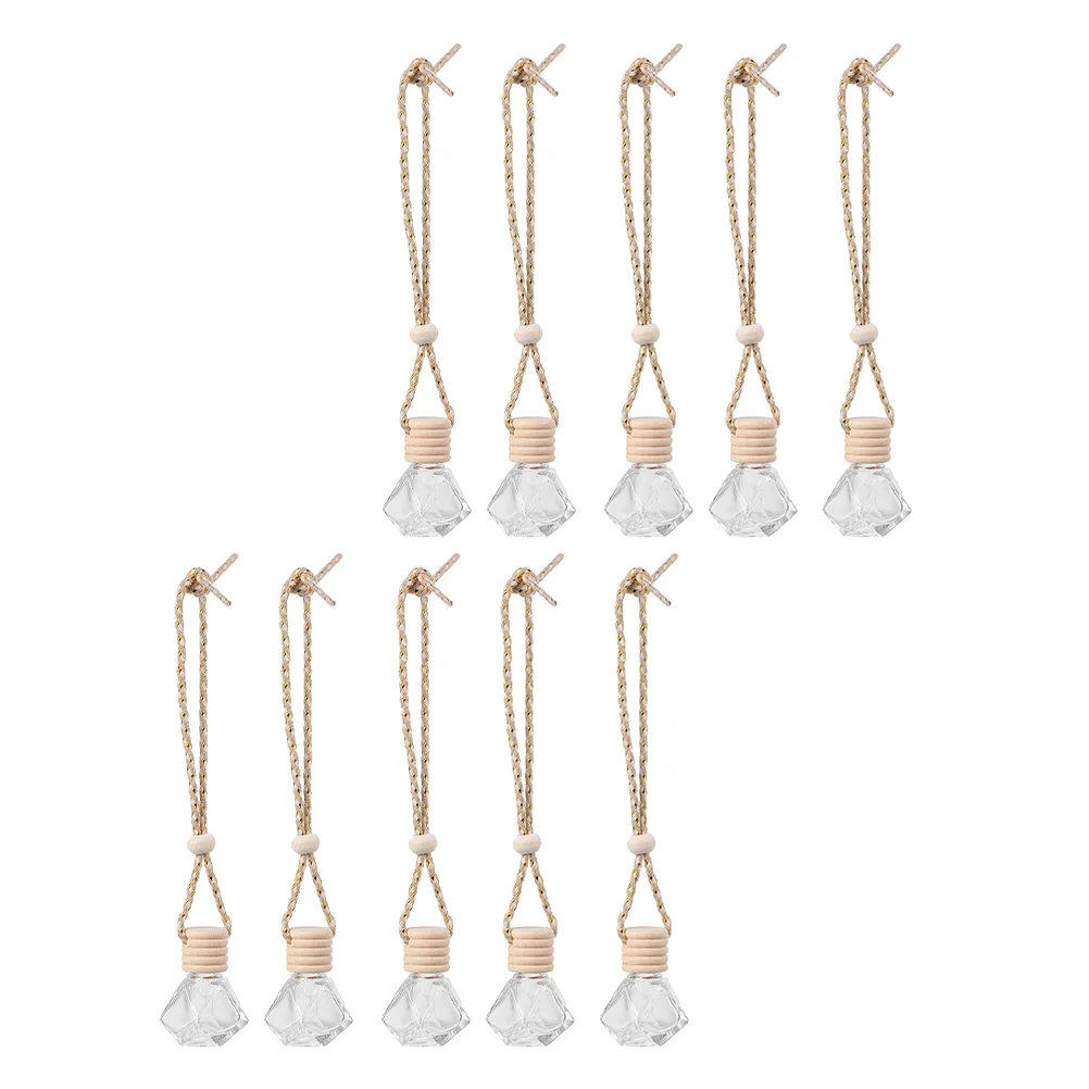 

10 Pcs Car Perfume Bottle Hanging Luxury Pendant Delicate Interior Fragrance Ornament Women's