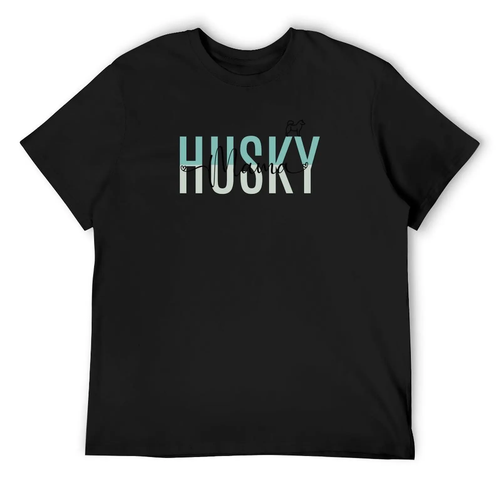 Husky Mama cute design. T-Shirt anime tshirt man t shirt t shirts for men