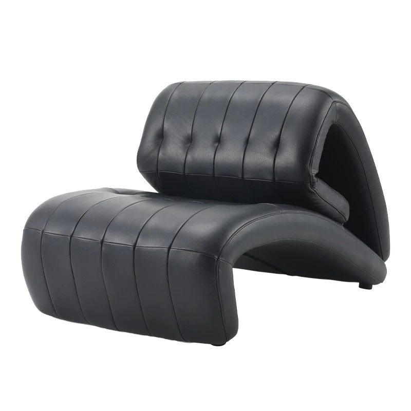 

Single sofa designer leather function folding recliner small apartment