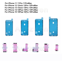 2 Pcs Waterproof Adhesive & Battery Sticker Kits For iPhone 11 12 13 14 15 mini Pro Max Screen Frame Bezel Seal Tape Glue