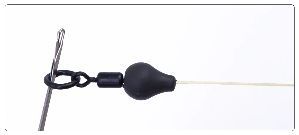 Hirisi Karpfenangelzubehör 0,42g Wolfram-Wirbel Chod-Perlen Haken-Kicker-Rig Endtackle Wechselsinker für Haar-Rigs AG211 – Detail 5