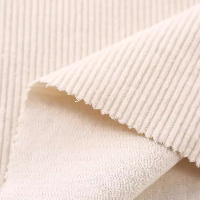 Thick Plain Corduroy Fabric By The Meter for Coat Sofa Cover Pillowcase Bag Diy Sewing Cloth Wearable Soft Warm Beige Purple Red