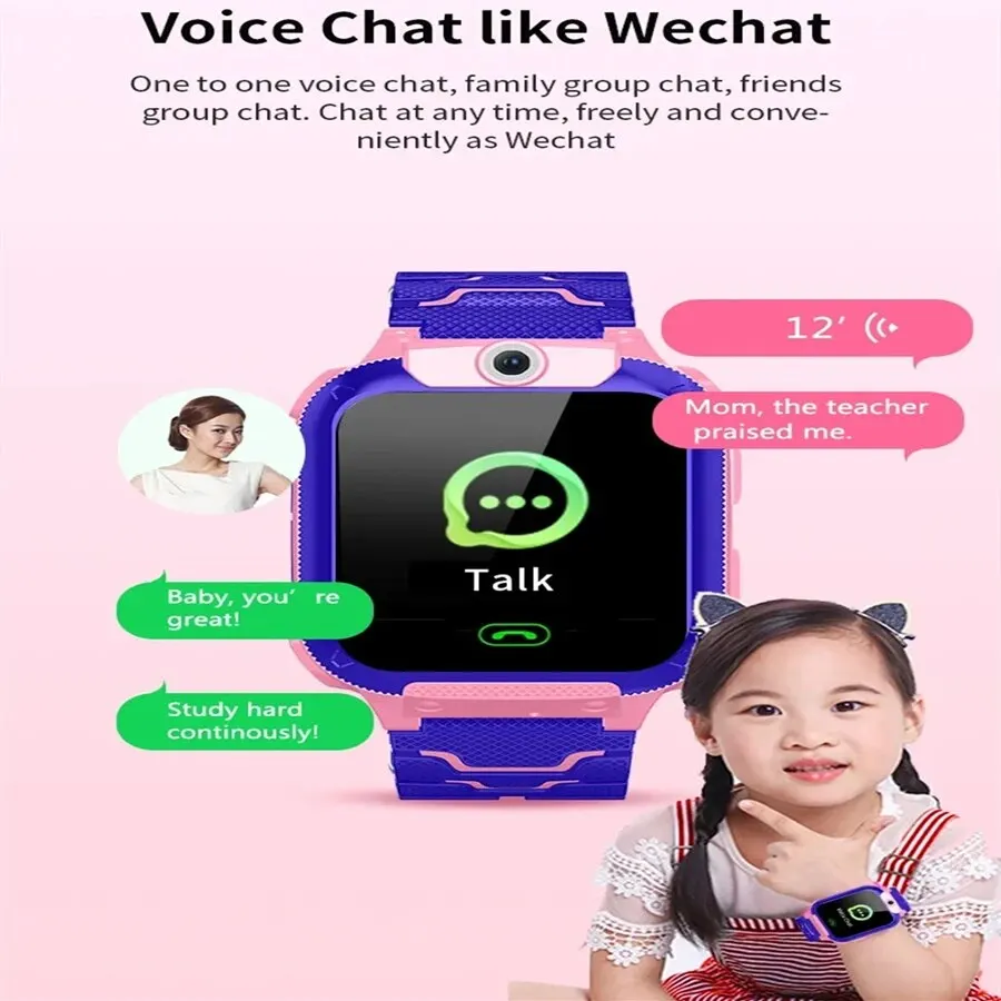 Smart Watches For Children SOS Phone Call SIM Card Electronic Kids Watch Gift For Boy Girl LBS Location Camera Photo Alarm Clock