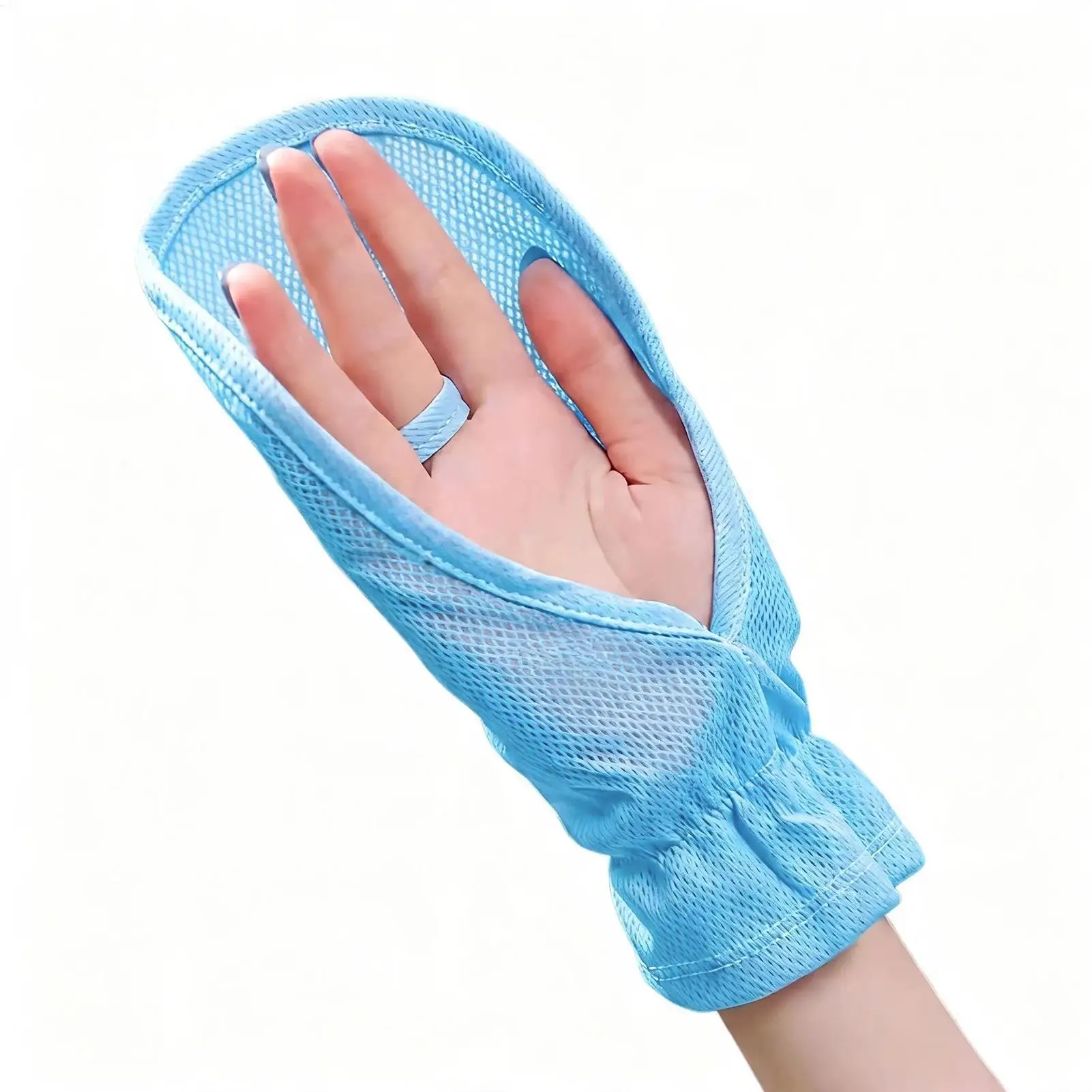 

Women Ice Silk UV Protection Gloves Thin Breathable Anti-sunburn Full Finger Sunscreen Mitten Non-slip Elastic Outdoor Cycling