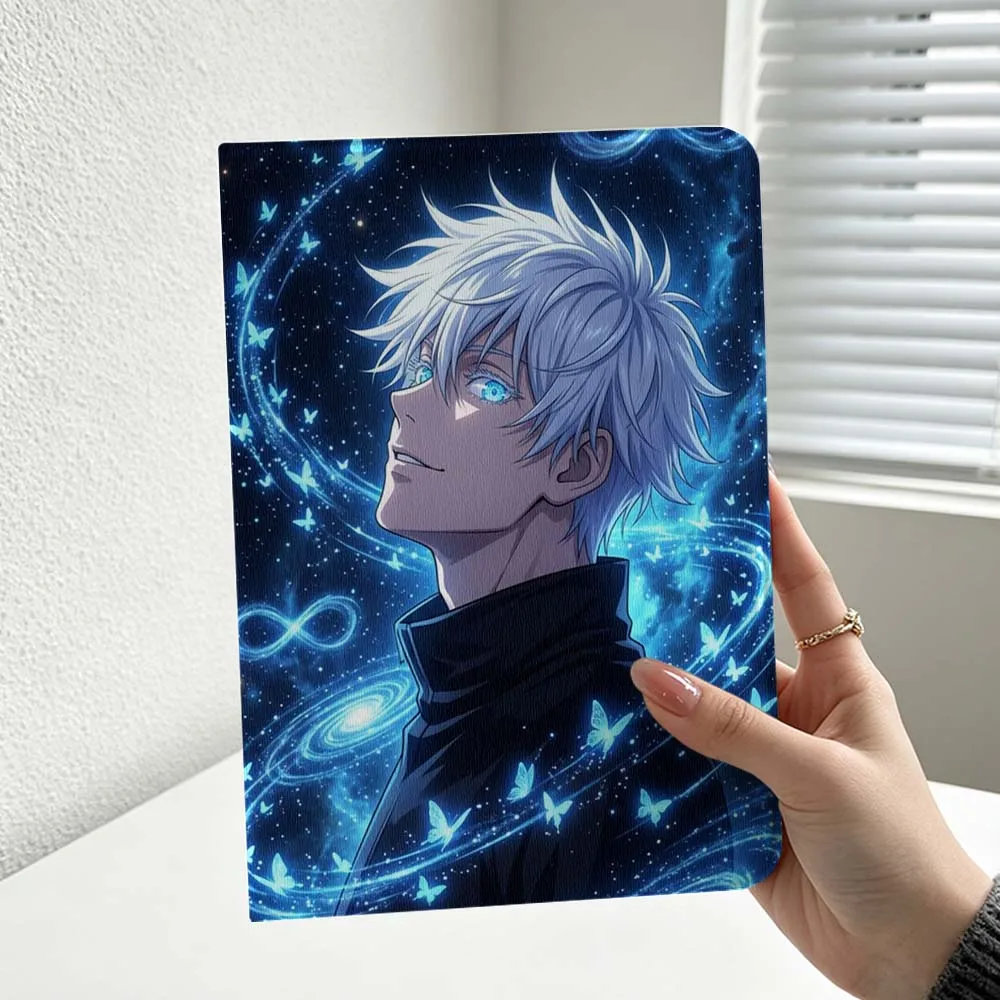 Deluxe Anime J-Jujutsu Kaisen Cover For iPad Pro Air mini 7 6 5 4 3 2 1 9gen M5 M4 11th 10th A17 Pro A16 Soft Inch Tablet Case