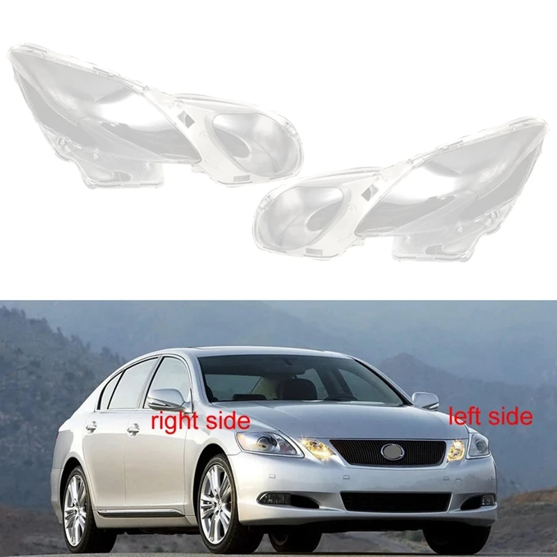 Car Headlight Shell Lamp Shade Transparent Lens Cover Headlight Cover For Lexus GS300 GS430 GS450H GS460 2009-2011