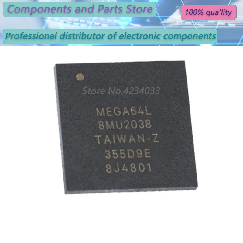 

1PCS ATMEGA64L-8MU ATMEGA64L-8M ATMEGA6 QFN NEW100% ATMEG A64L-8MU