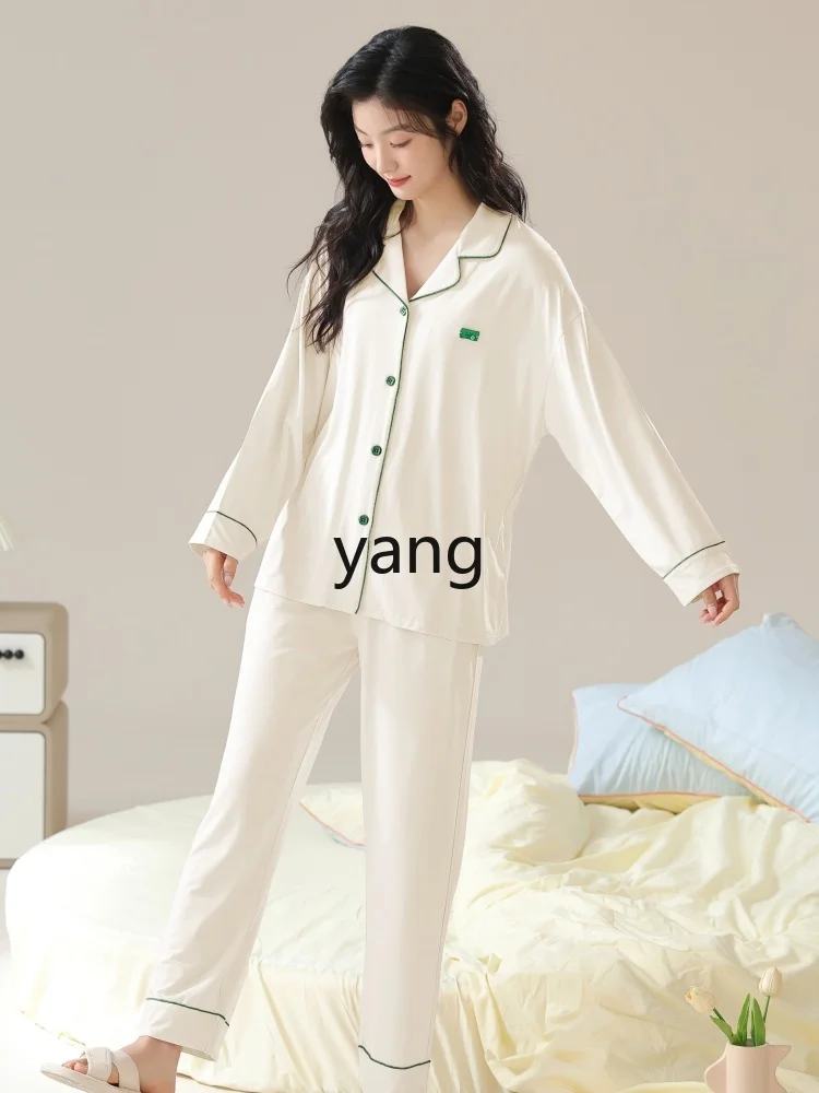 LMM spring and autumn large size fat mm casual loose comfortable breathable women's loungewear set