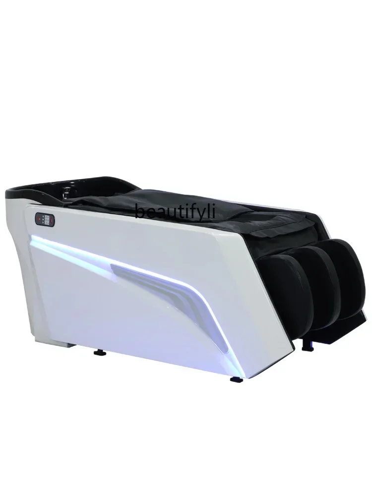 

A17 Massage Shampoo Bed Dedicated Head Treatment Water Circulation Fumigation Shampoo Bed Hair Salon Massage Multifunctional