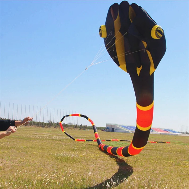 Cobra pipas macias pipas profissionais para adultos pipa inflável jogo ao ar livre gigante profissional vento pipas tripé pipa gigante